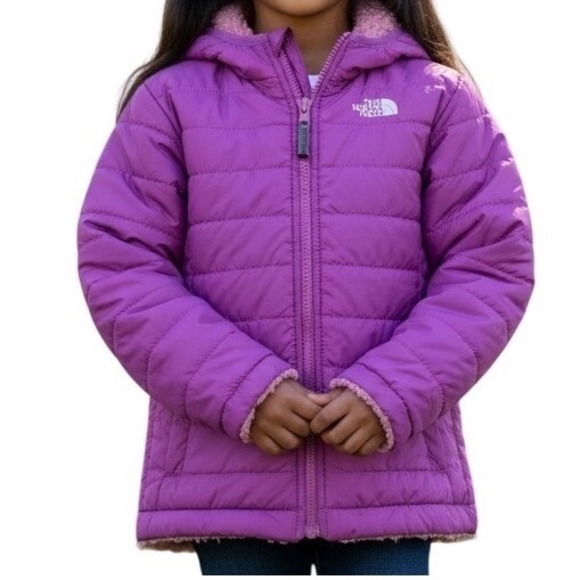 The North Face Toddler Size 6 Hooded Jacket Purple Bright Spring Coat North Face